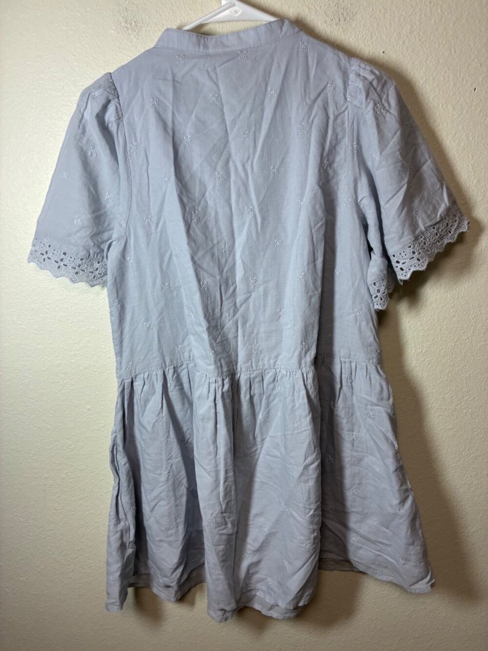 NWT Universal Thread Cotton Dress +Pockets Short Sleeve Gray Size Small MSRP $30 - Picture 2 of 6